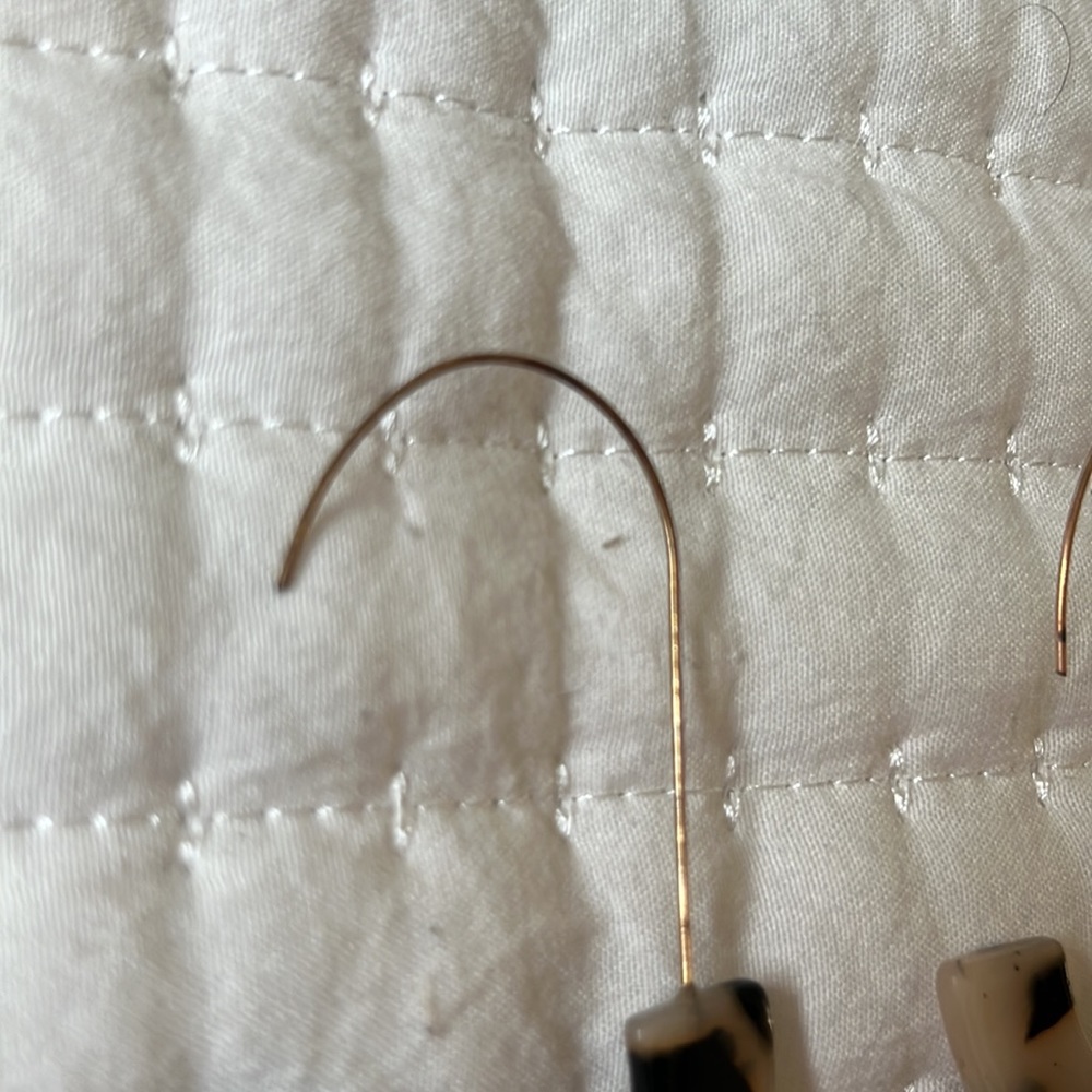 Turtle Shell Earrings - Picture 3 of 3
